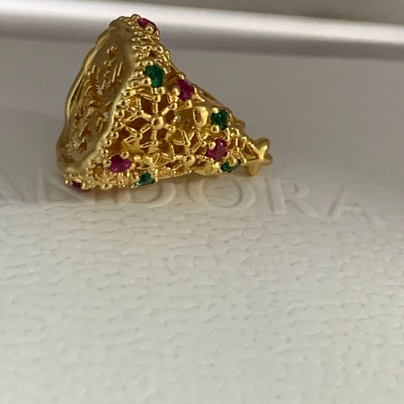 Pandora Glitter Christmas Tree Charm Holidays and Christmas Pendant - Picture 8 of 10